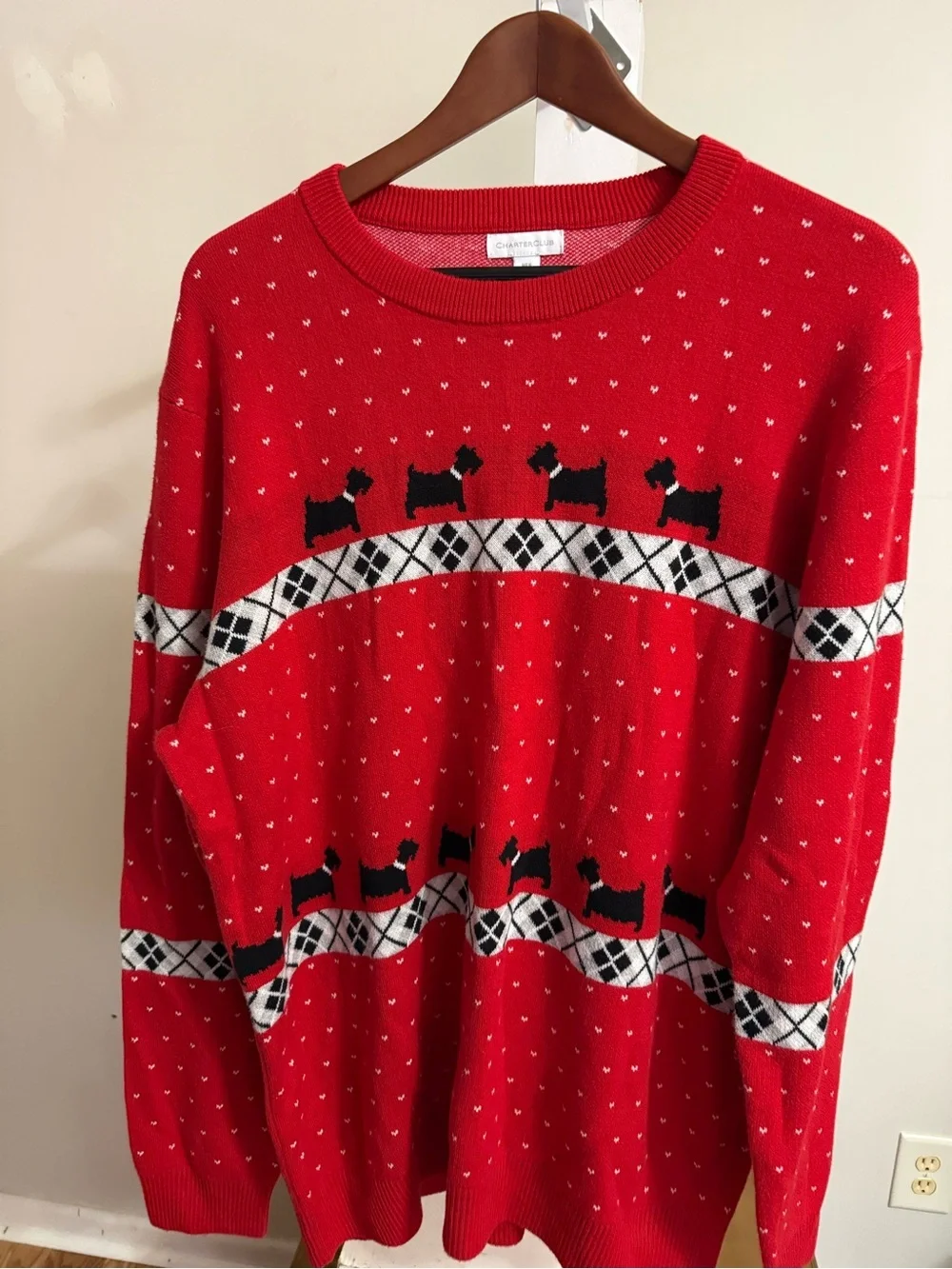 Charter Club Scottie Dog Sweater